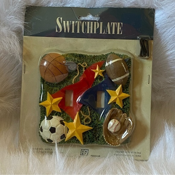 Switch Double Plate Cover‎ Balls Sports - Picture 1 of 2